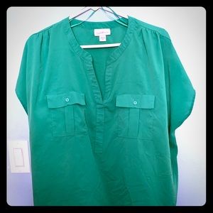 Kelly green blouse
